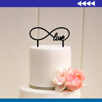 Topper de Pastel “Love”