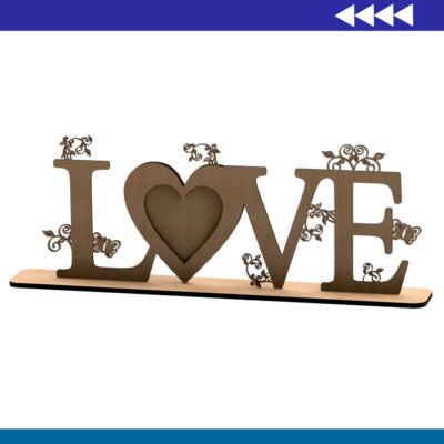 Decorativo “Love” con base