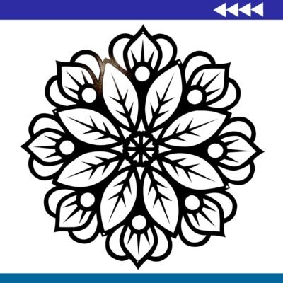 Grabado de Mándala Colonial