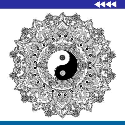 Grabado de Ying Yang