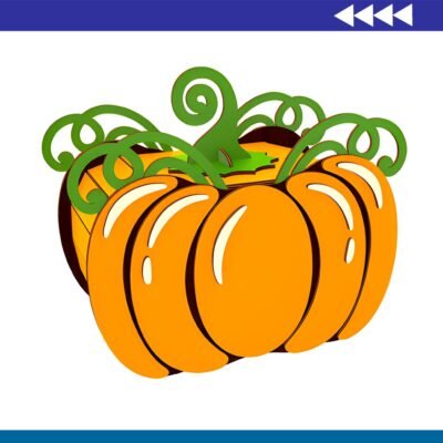 Caja de calabaza 2D