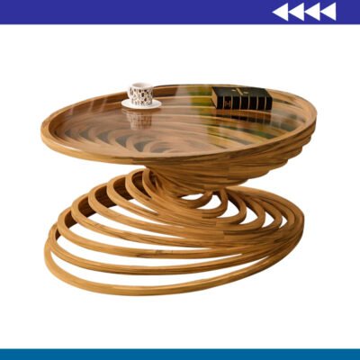 Mesa de centro en Espiral