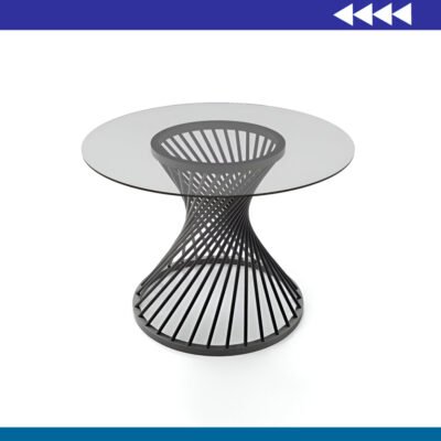 Mesa de Centro Metal Estilizada