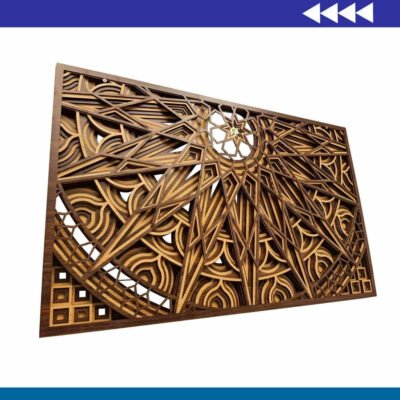 Marco para pared forma Mandala