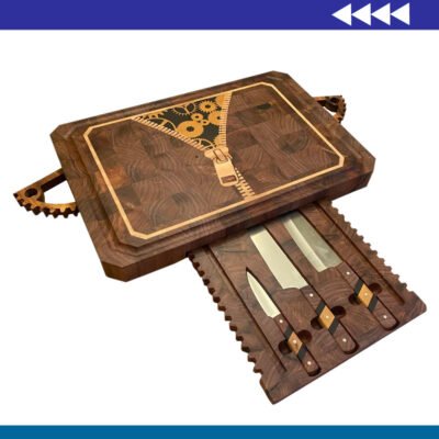 Tabla para cortar-Set de cuchillos