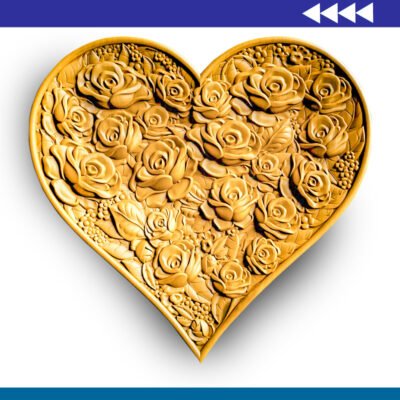 Grabado de Rosas 3D