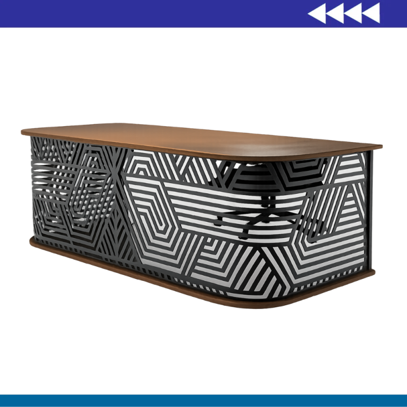 base-escritorio-metal-vector-para-corte-metal